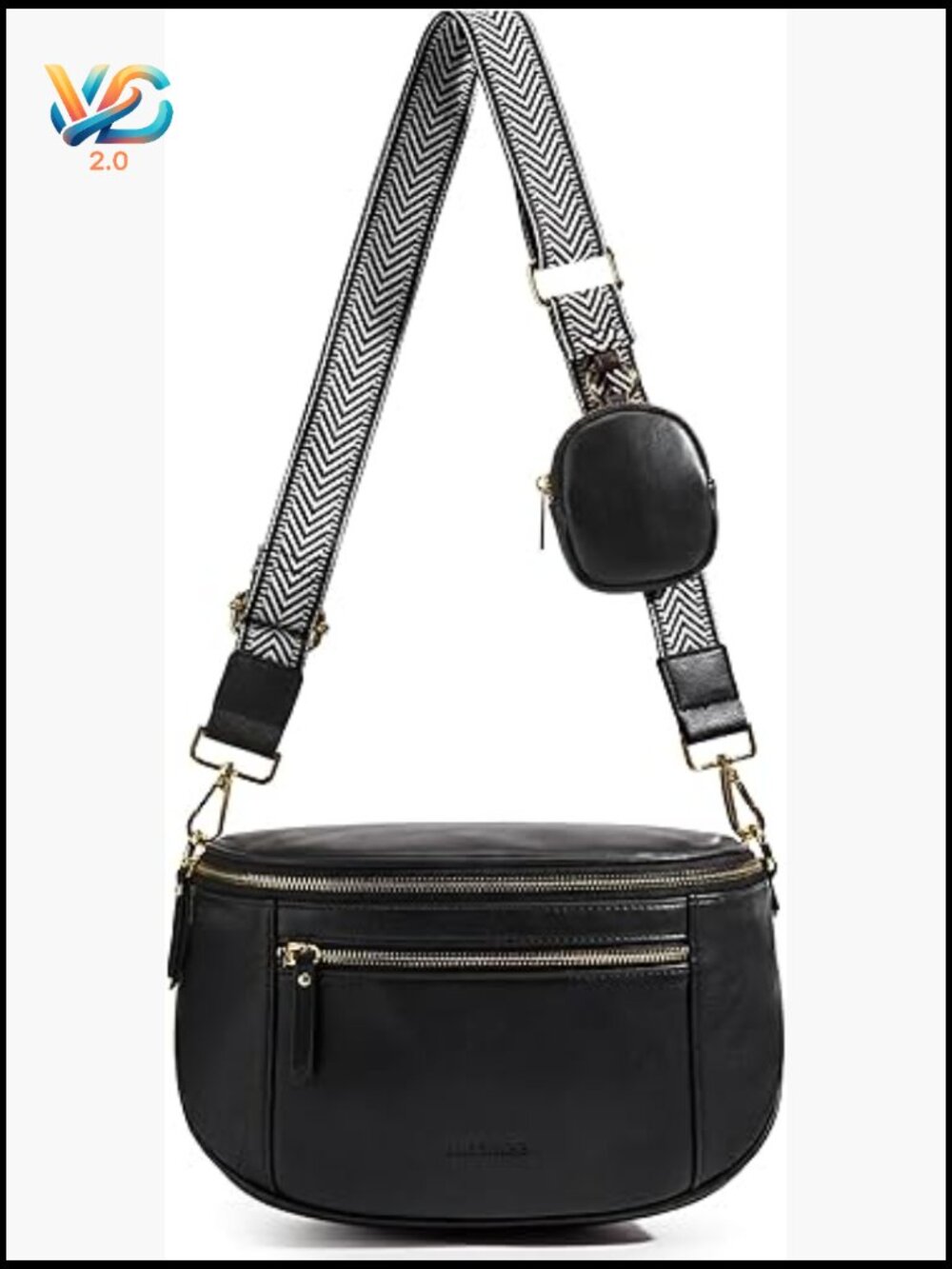 Crossbody Purse Vegan Leather Shoulder Bag RFID Blocking Slots Travel